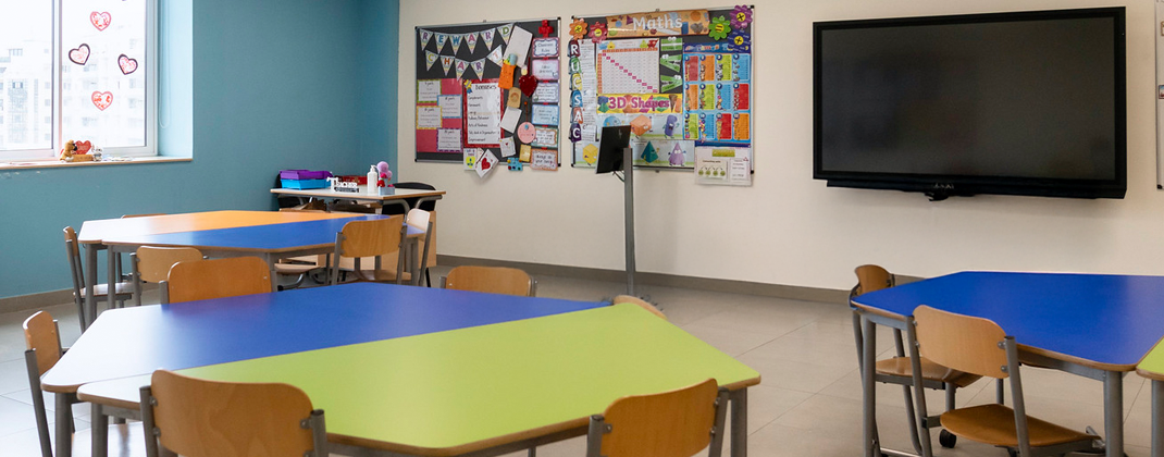 Klasės su oro kondicionieriais