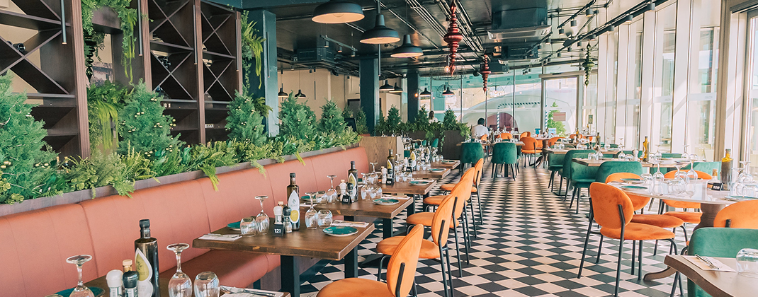 Aukščiausios klasės rezidencijos restoranas